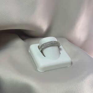 Cubic Zirconia Sterling Silver Ring